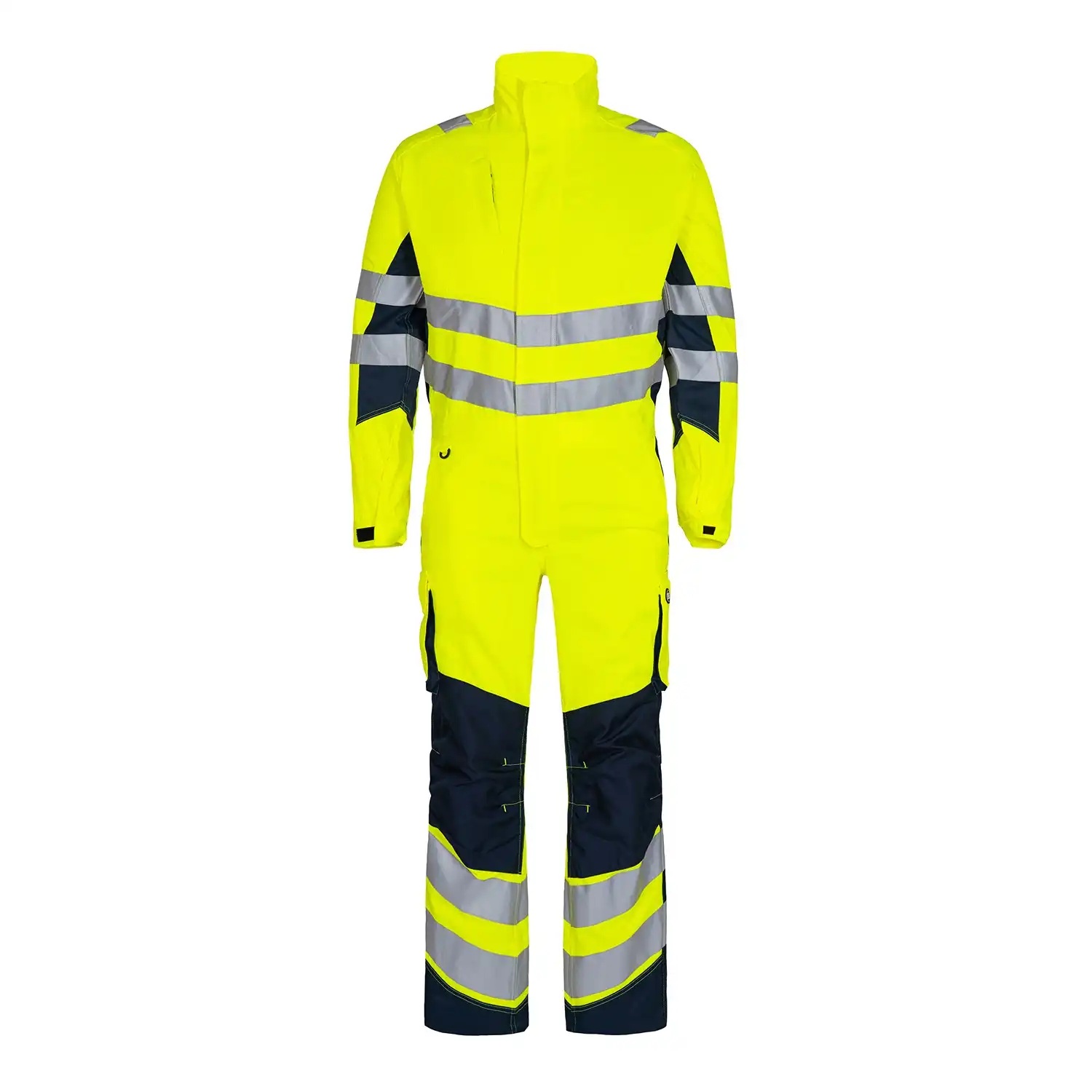 Warnschutz Overall "4545-319" Safety Kl. 3 in gelb/marine, L - Thumbnail 1