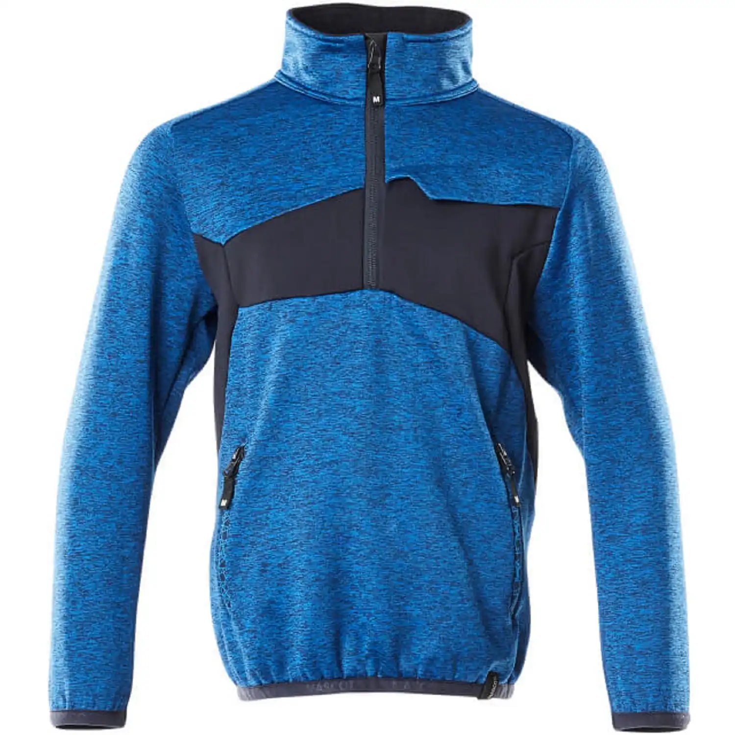 Kinder Fleecepullover "ACCELERATE" in azurblau/schwarzblau, 116 - Bild 1