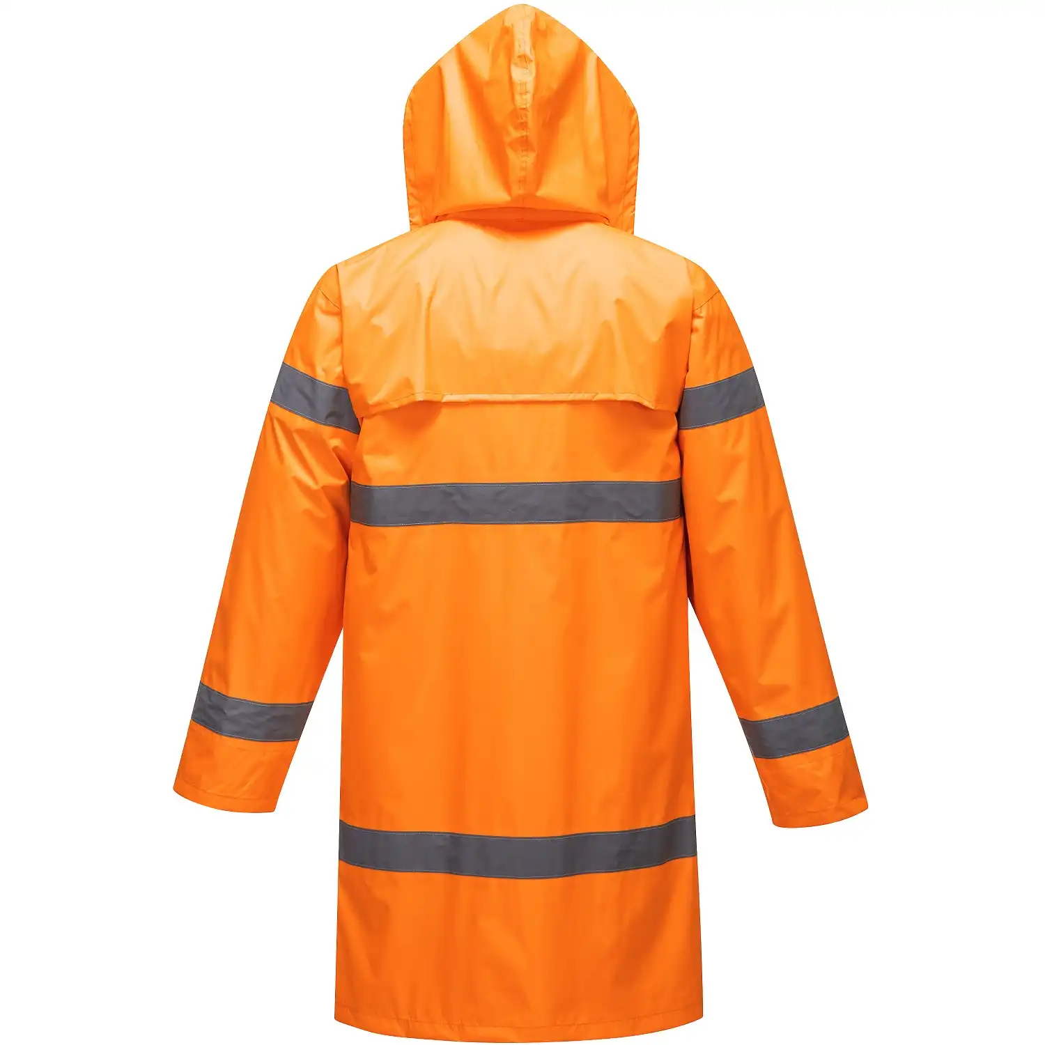 Warnschutz PVC-Regenmantel "H442" in Orange, M - Thumbnail 2