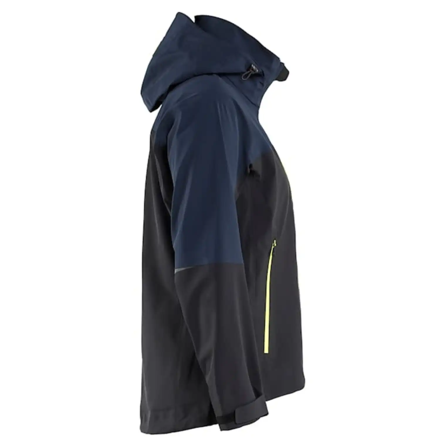 Damen Shelljacke "STRIKER" in dunkelmarine/gelb, M - Thumbnail 2