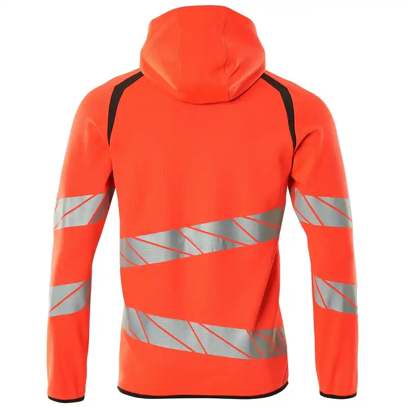 Warnschutz Kapuzensweatshirt "ACCELERATE SAFE" in rot/dunkelanthrazit, XL - Thumbnail 2