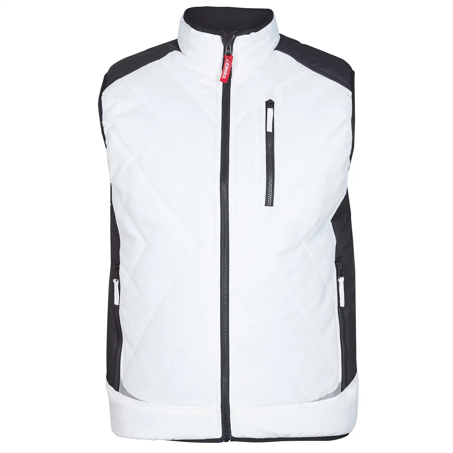 Winterweste "5850-193" Galaxy in weiß/grau, L - Thumbnail 1