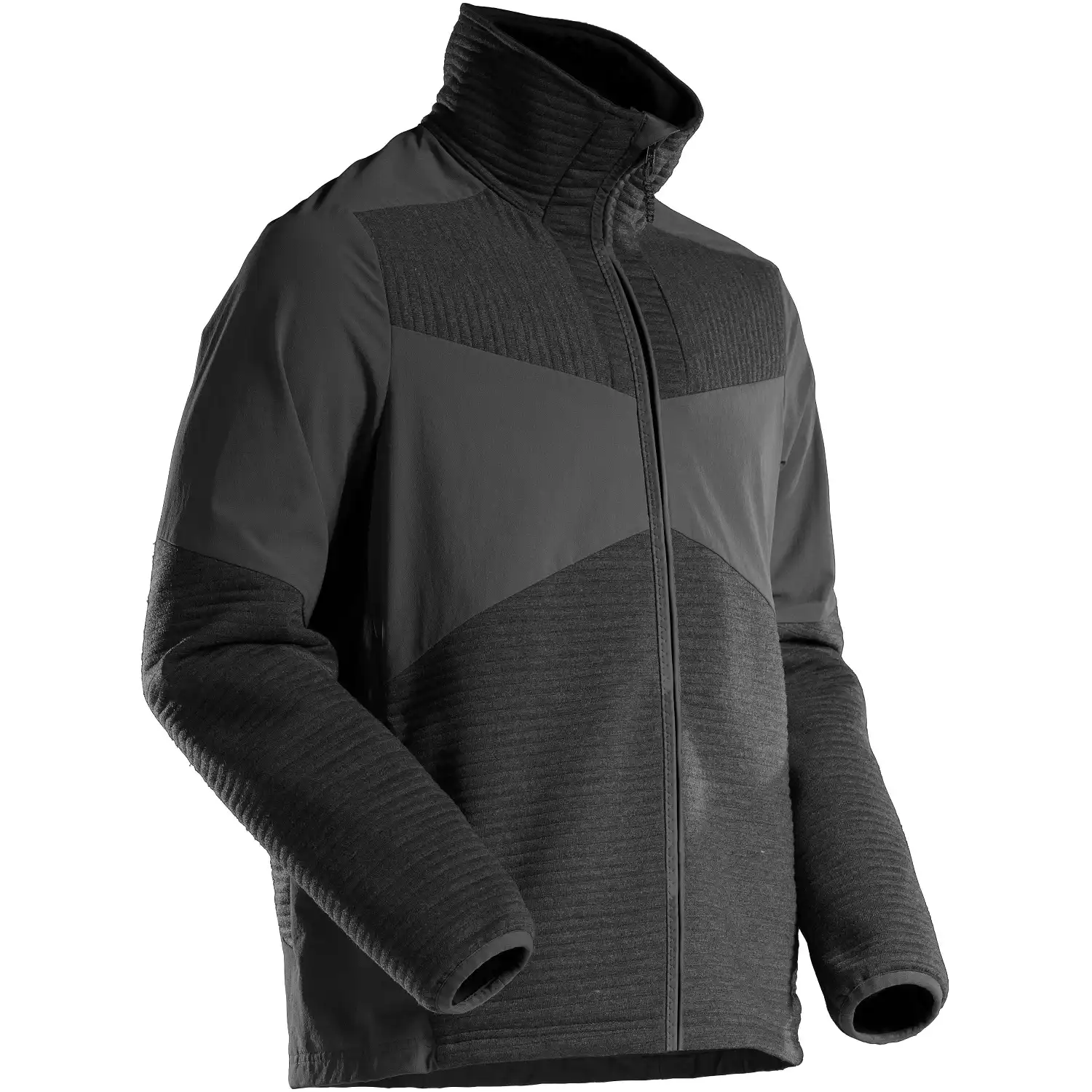 Fleecejacke "22105-681" Customized in schwarz, XXL - Bild 1