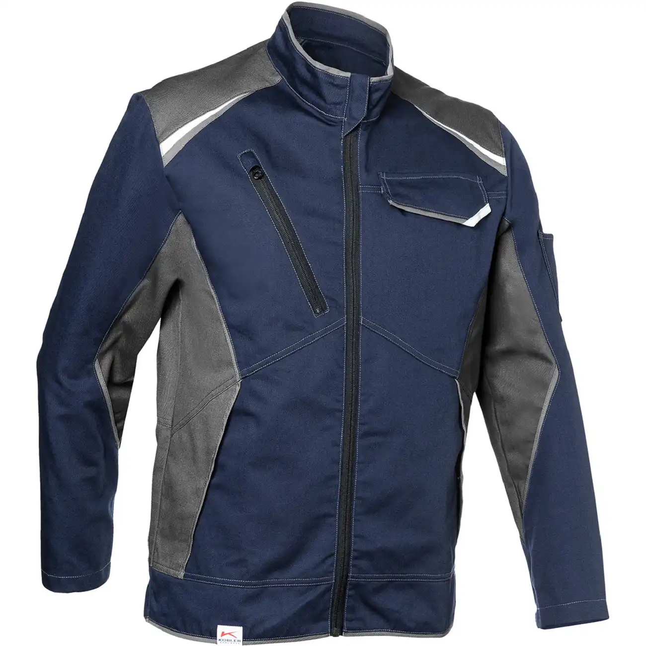 Bundjacke "ICONIQ" in dunkelblau/anthrazit, 3XL - Thumbnail 1