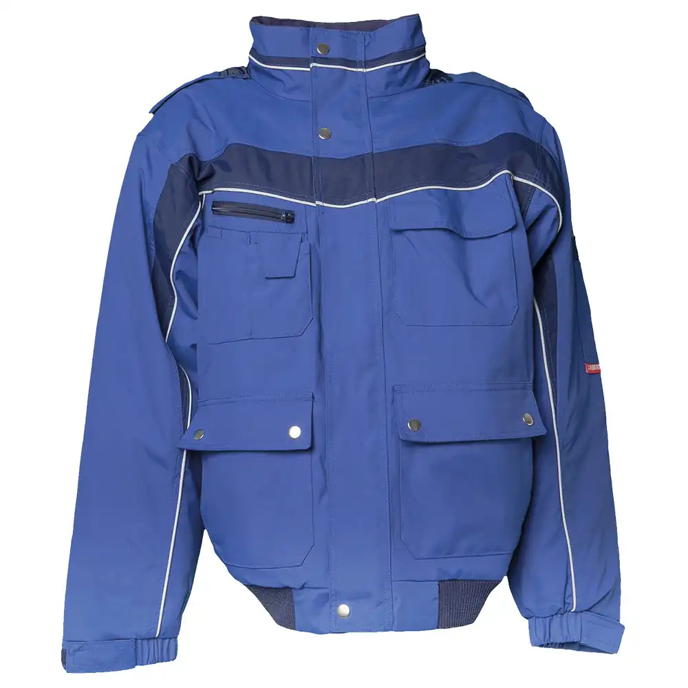 Winter Blouson "PLALINE" in kornblau/marine, 4XL - Thumbnail 1