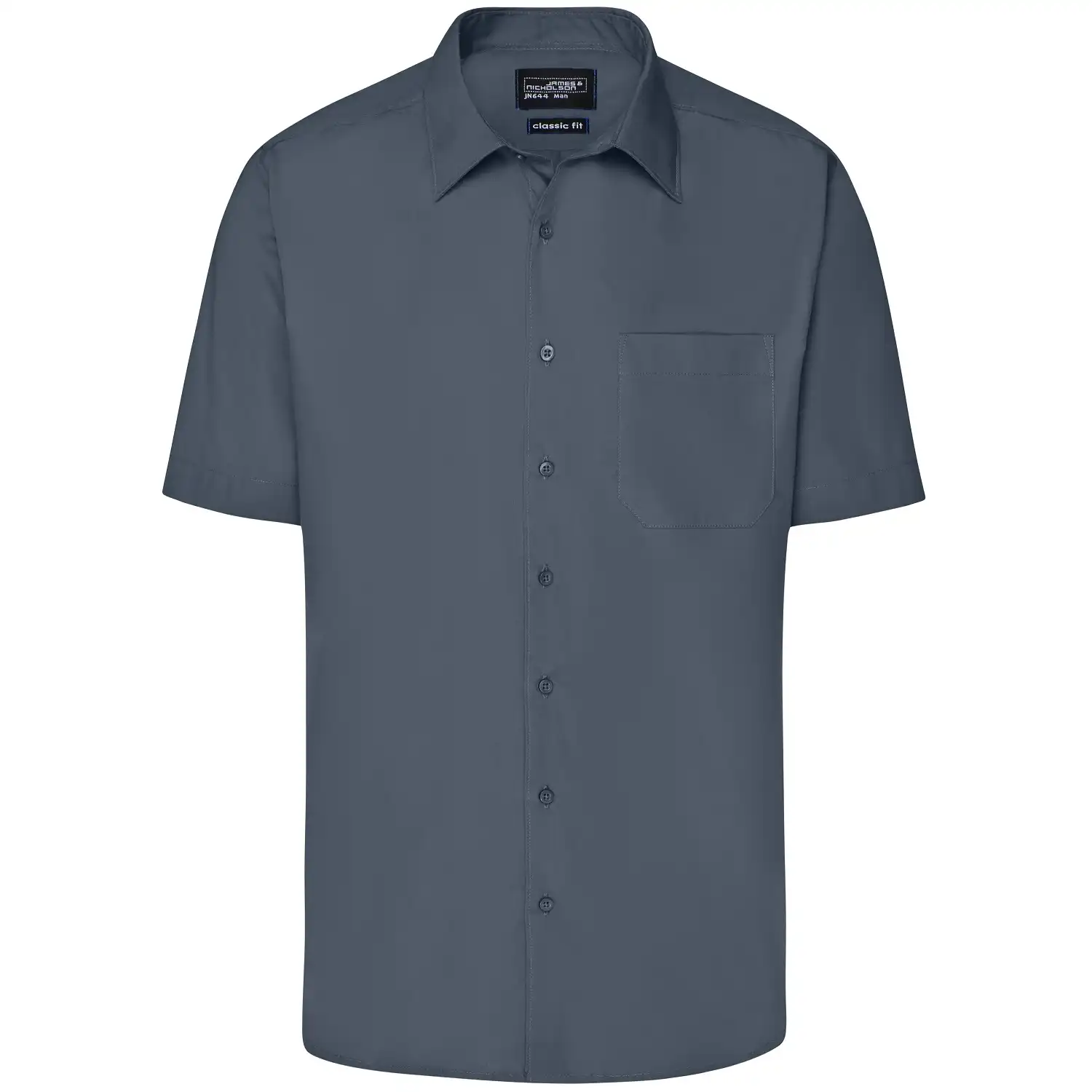 Herren Business Hemd kurzarm "JN644" in carbon, XXL - Bild 1
