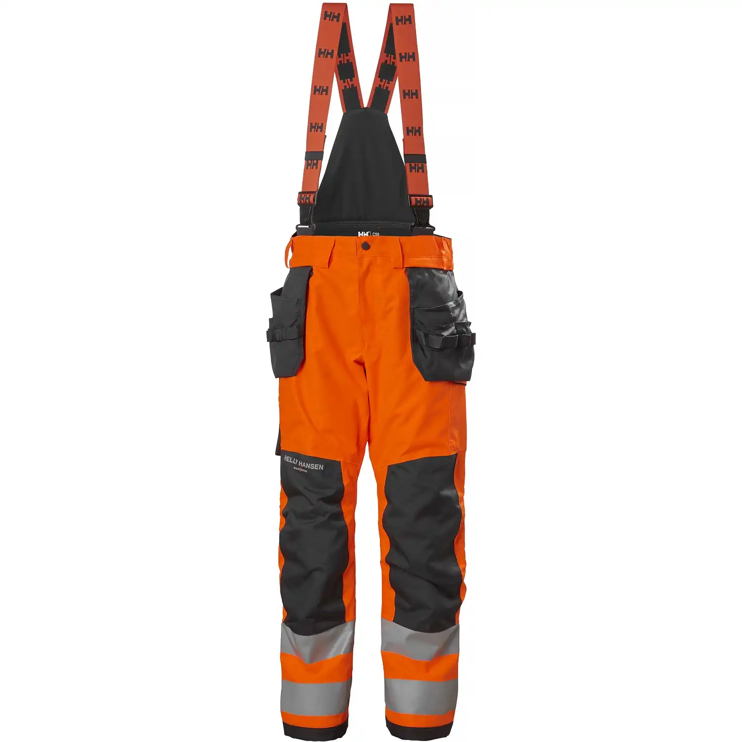 Warnschutz Regen-Handwerkerhose "ALNA 2.0" in orange/schwarz, C52 - Thumbnail 1