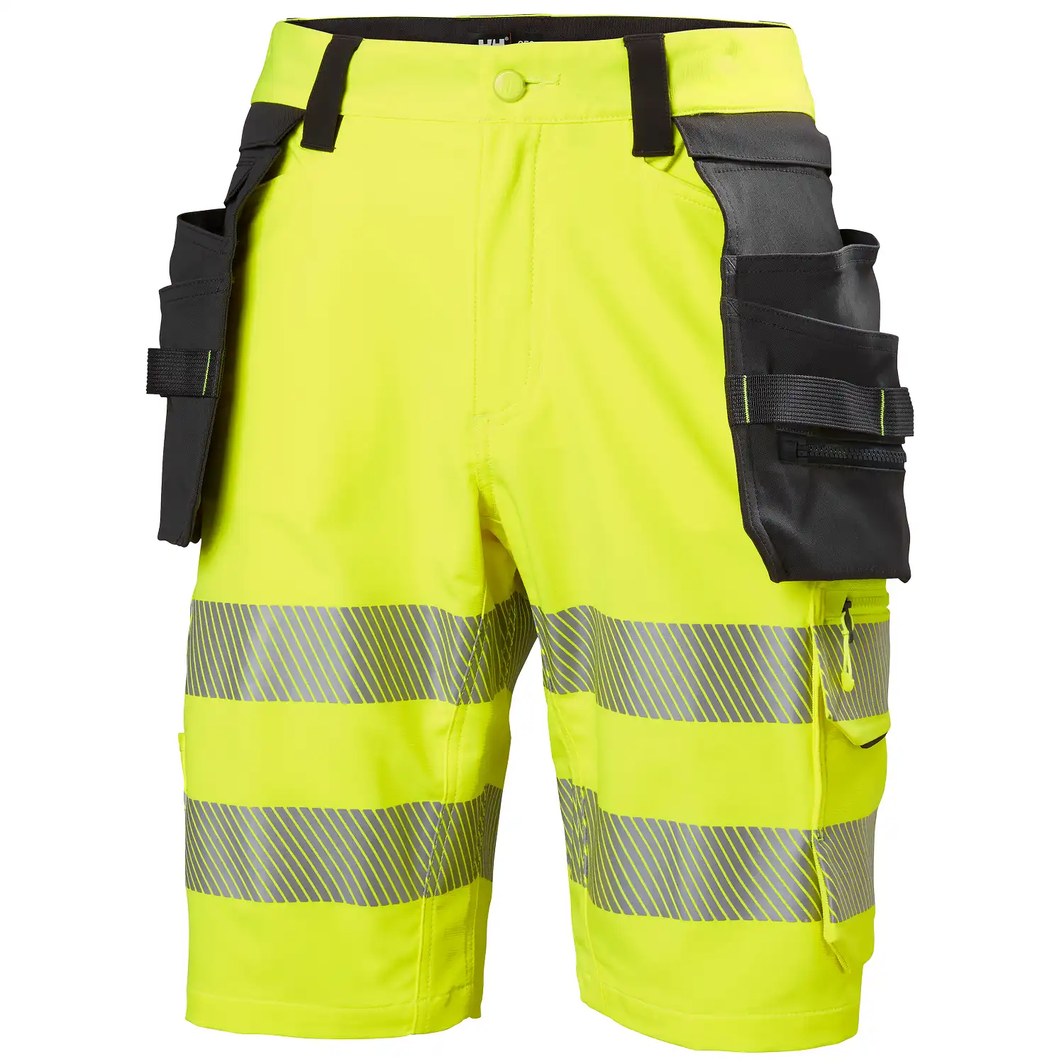 Warnschutz Stretch Shorts "ICU" in gelb/schwarz, C44 - Thumbnail 1