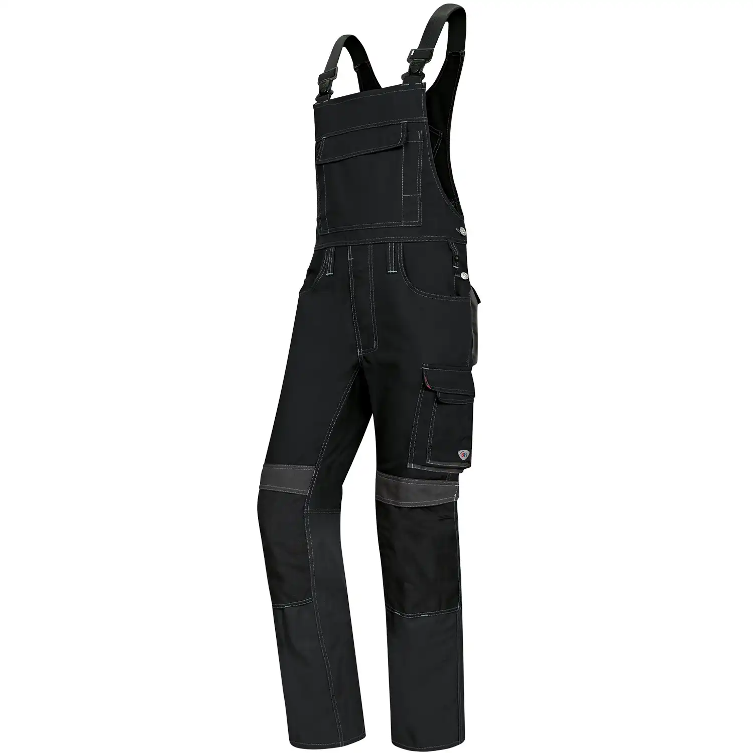 Latzhose "1802-720" Comfort Plus in schwarz, 52 - kurz - Thumbnail 1