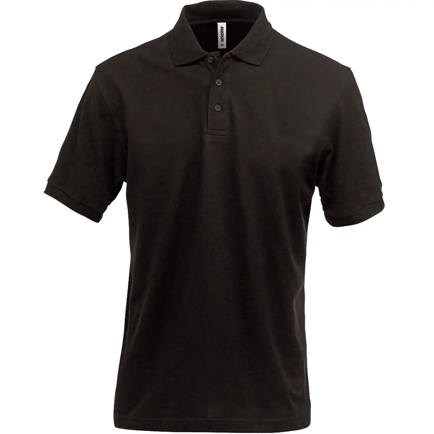 Polo-Shirt "1724 PIQ" in schwarz, XS - Bild 1