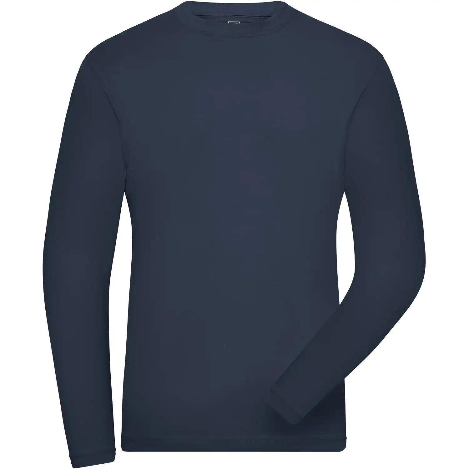 Bio Stretch Langarmshirt "JN1804" UV-Schutz in navy, M - Bild 1