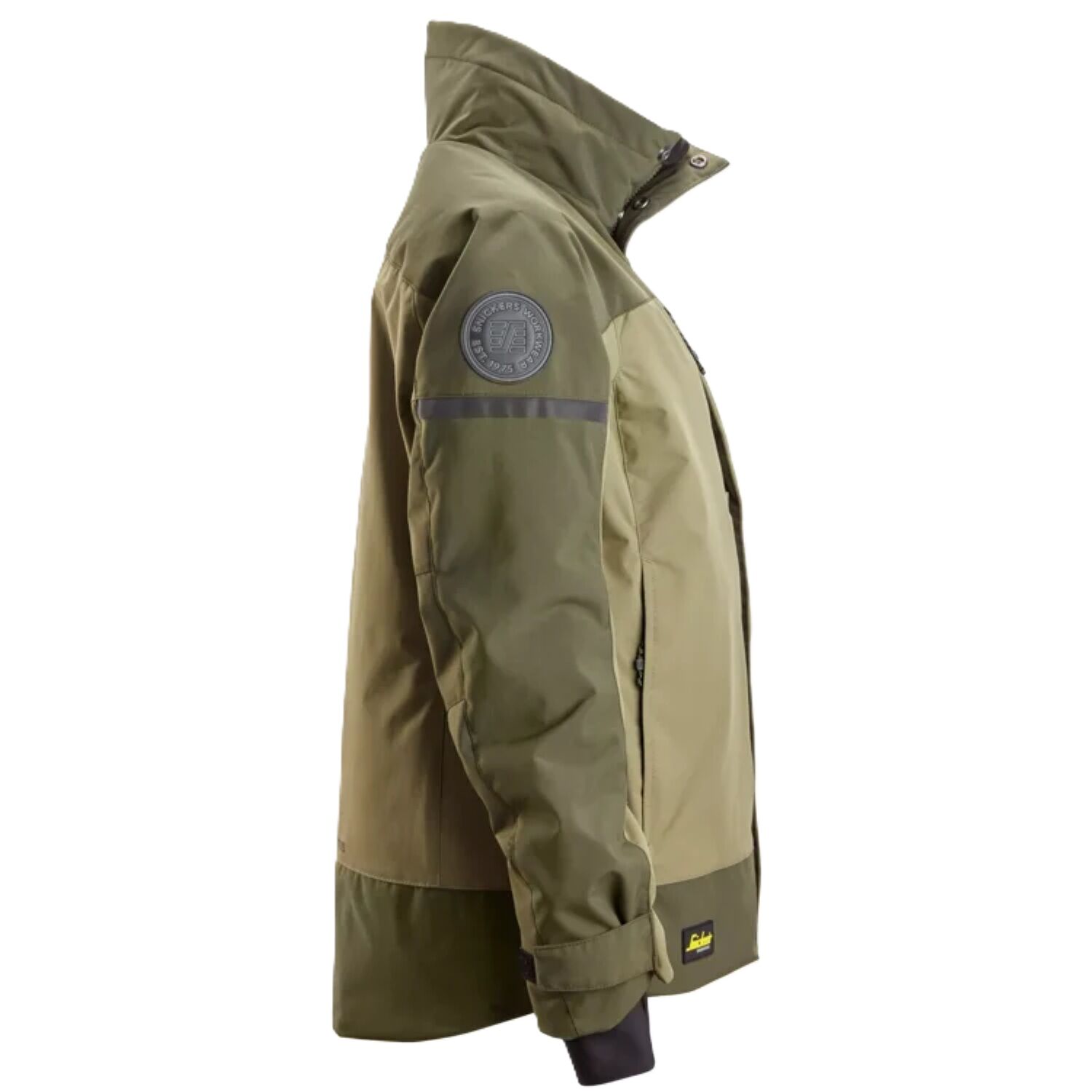 Damen Winterjacke "1117" in khaki, L - Thumbnail 2