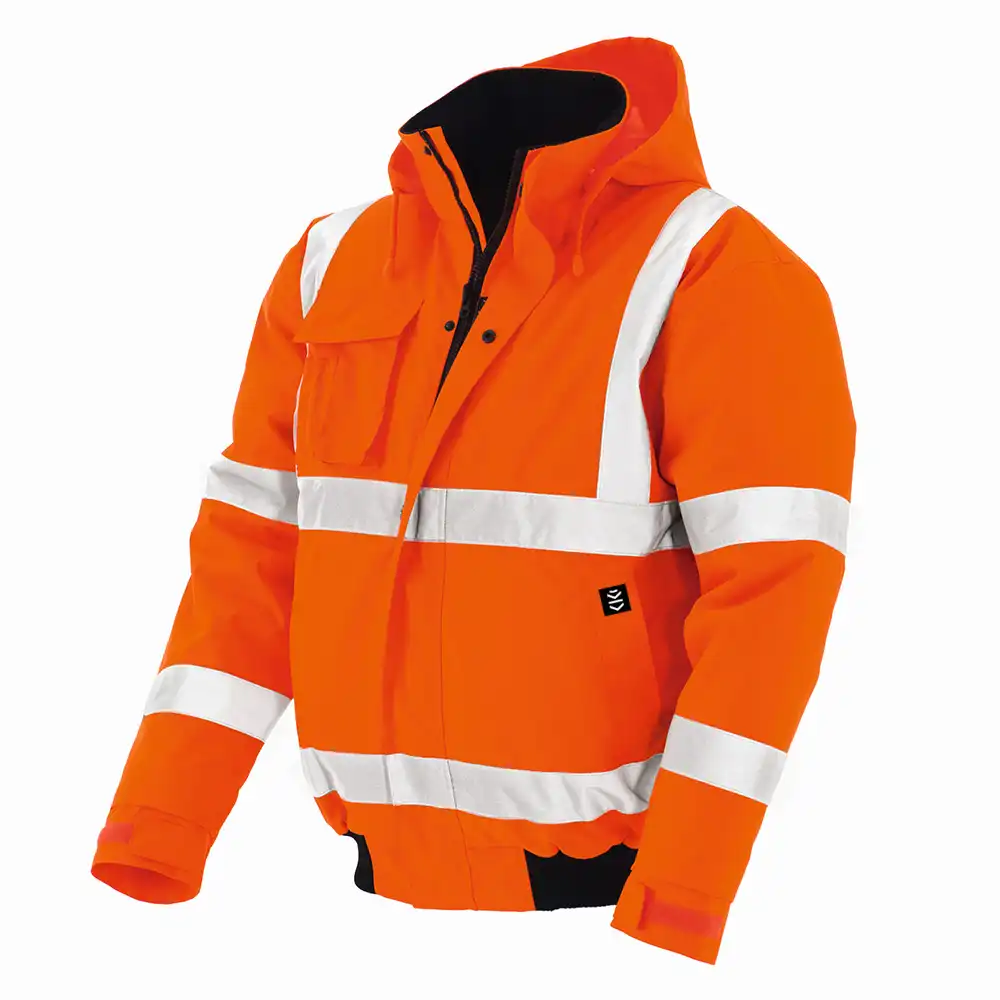 Warnschutz Pilotenjacke "ESSENTIAL" in Orange, M - Thumbnail 1