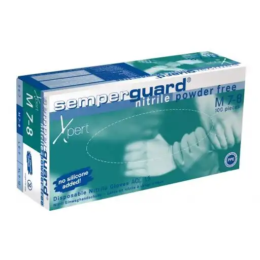 Nitril Einweghandschuhe SEMPERGUARD® Xpert | 100er Box in XL - Bild 1