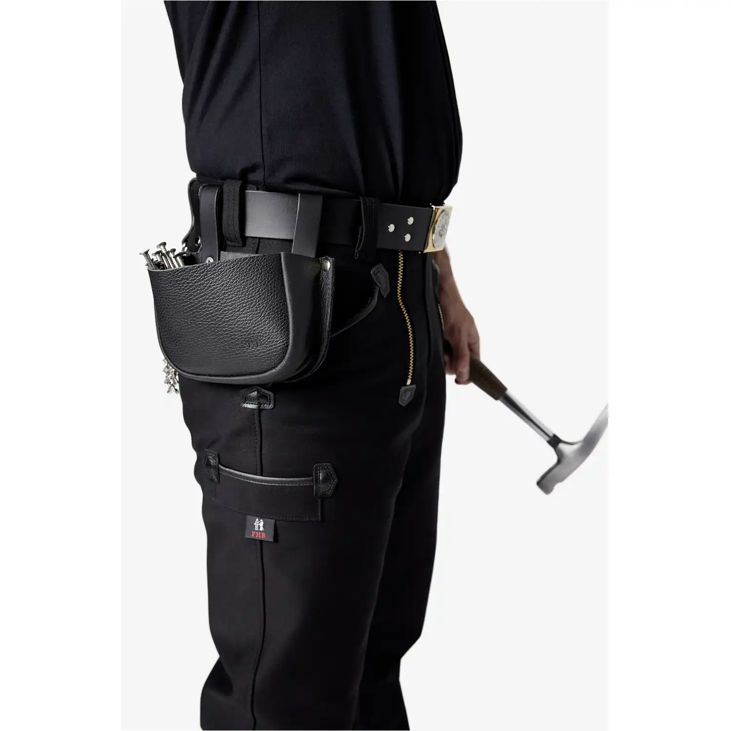 Nageltasche „Franz“ schwarz - Thumbnail 3