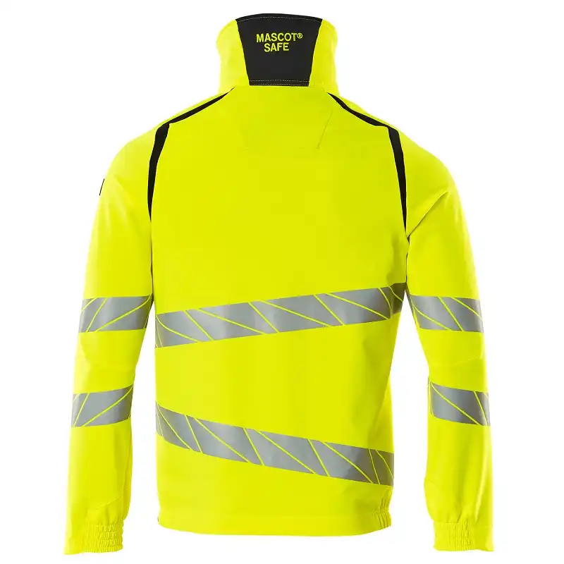 Warnschutz Stretch Bundjacke "ACCELERATE SAFE" in gelb/schwarzblau, XXL - Thumbnail 2
