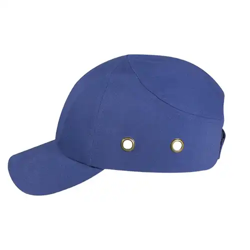 Base-Cap mit Anstoßkappe "RUNNER" EN 812 in Blau - Bild 1