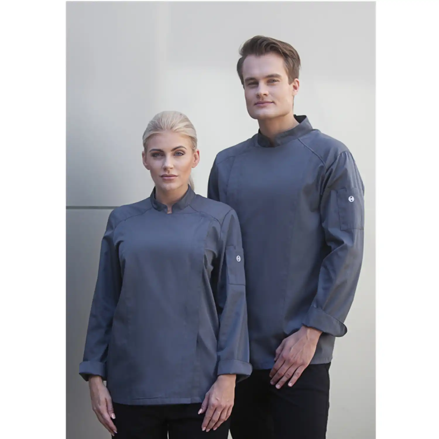 Herren Kochjacke Noah "JM 25" in anthrazit, 48 - Thumbnail 6