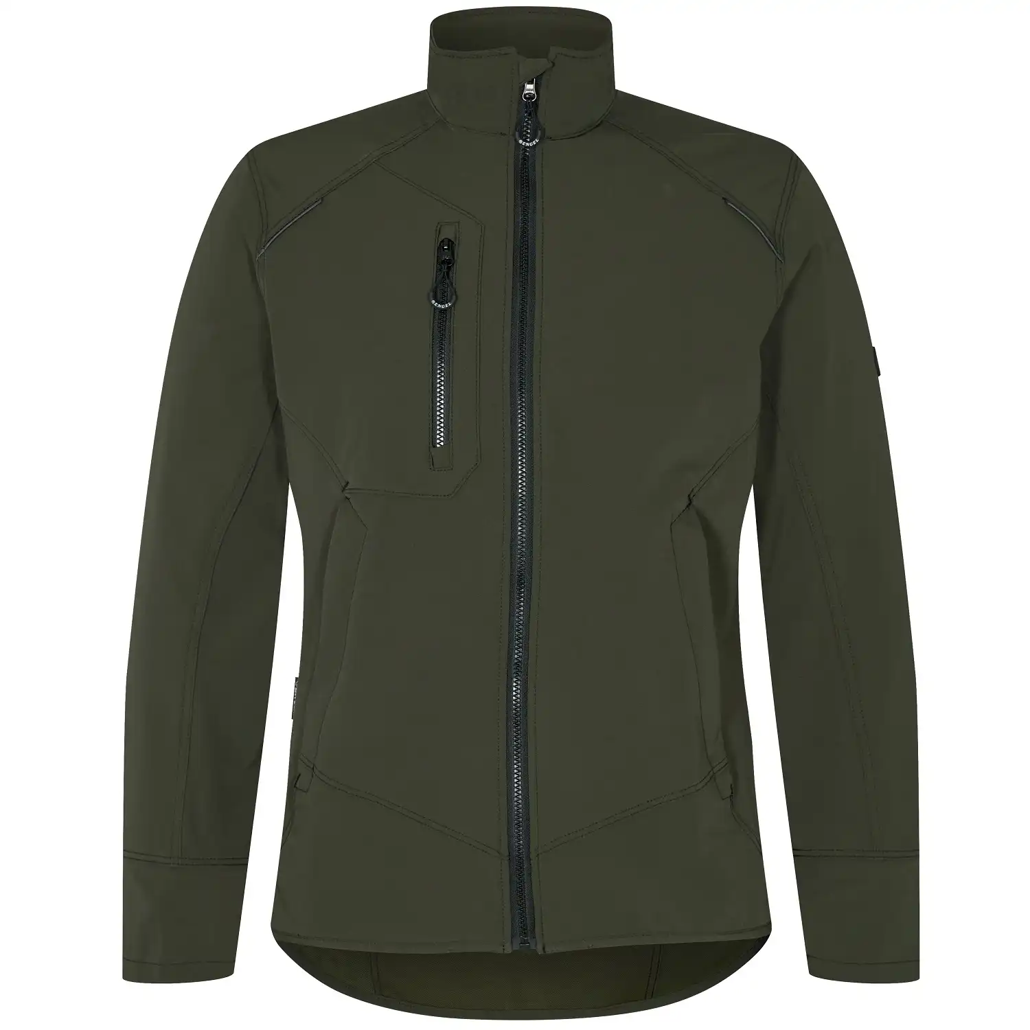 Stretch Arbeitsjacke "1366-317" X-treme in forest green/schwarz, M - Thumbnail 1