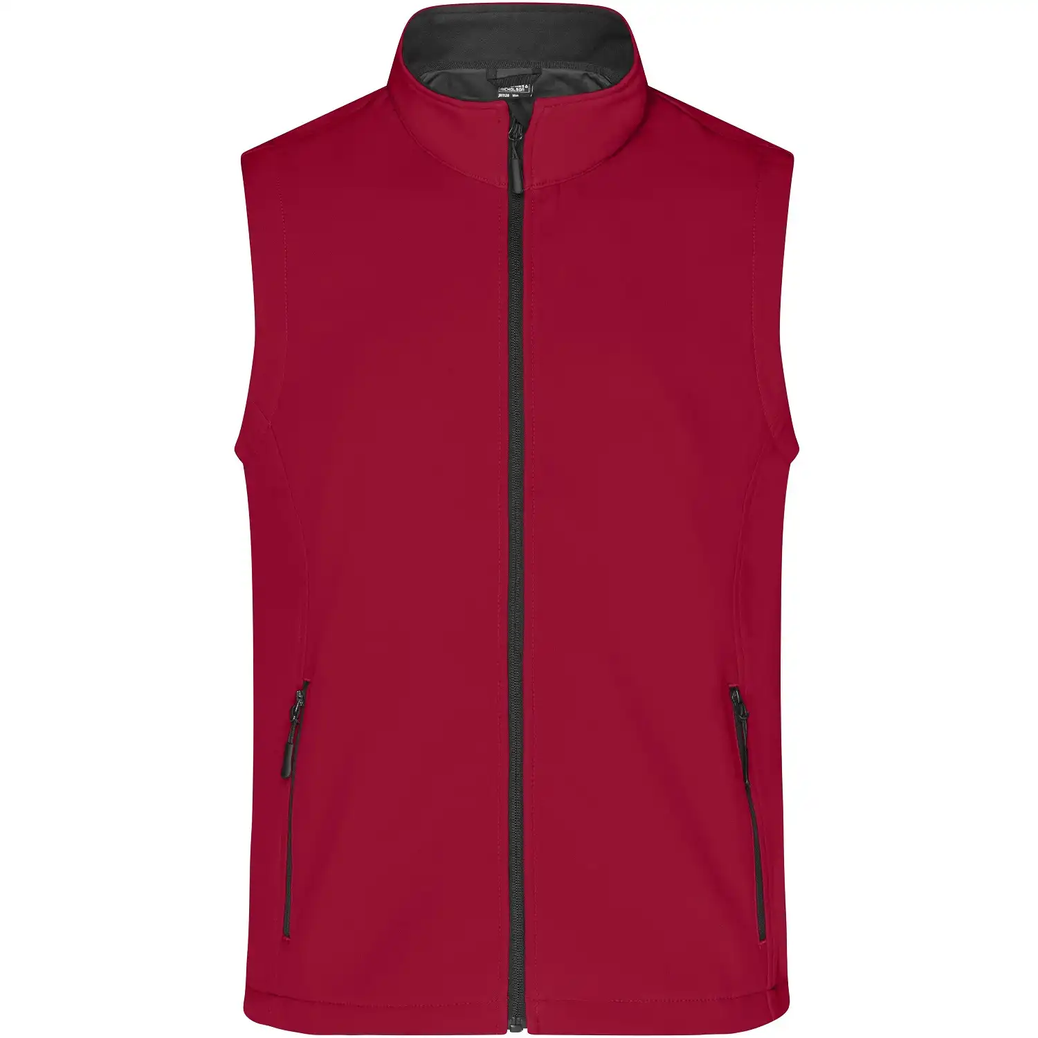 Promo Softshellweste "JN1128" in red/black, 3XL - Bild 1