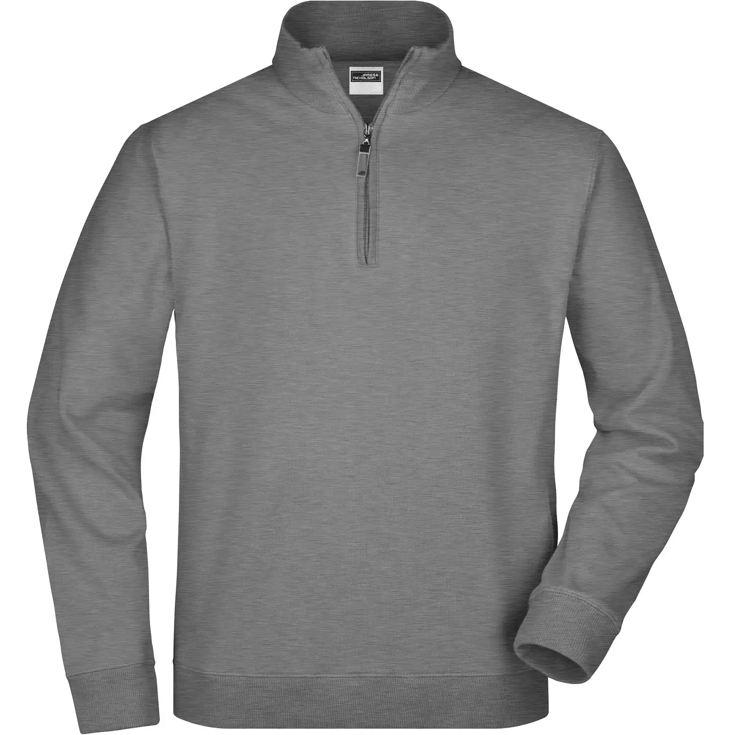 Zip-Sweatshirt "JN352" in sports grey, L - Bild 1