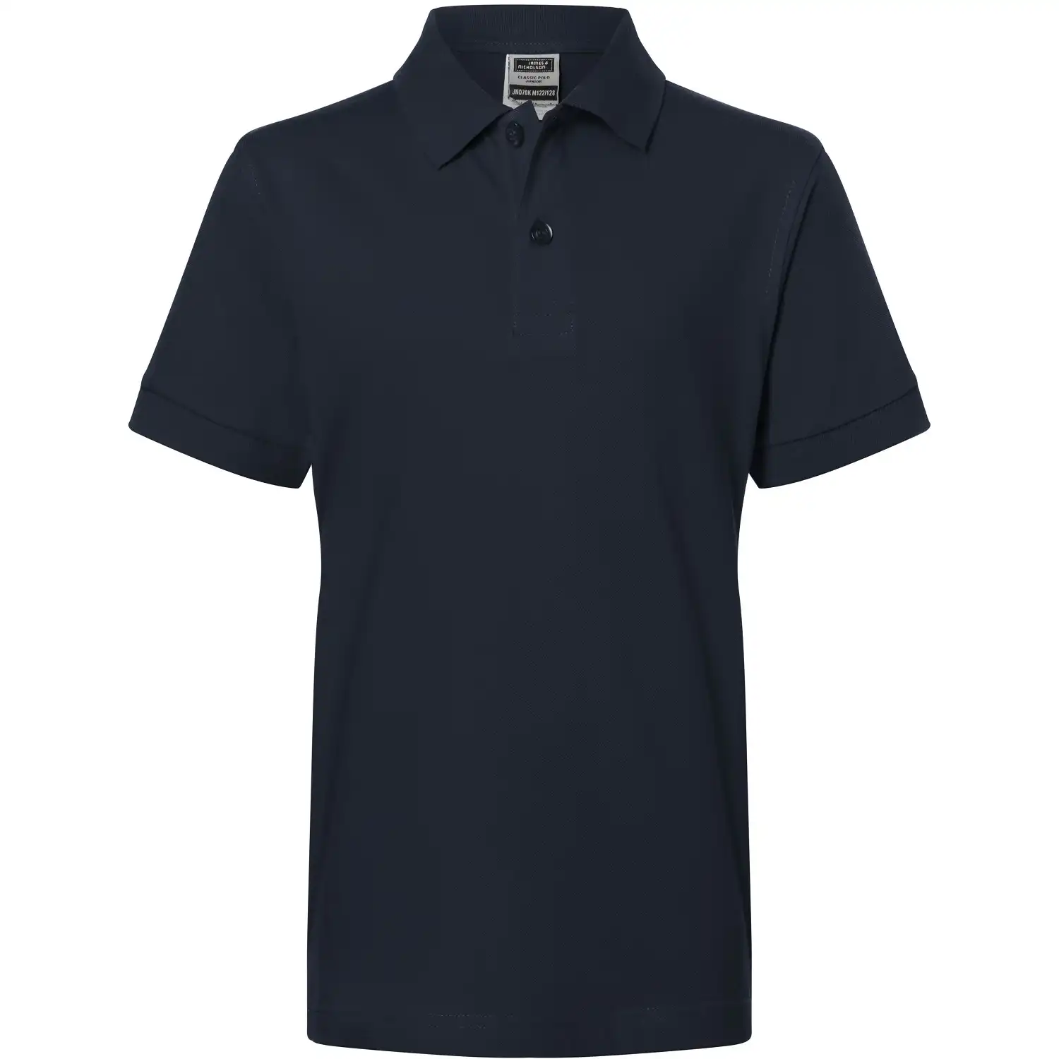 Kinder Polo-Shirt "JN070K" in navy, L - Bild 1