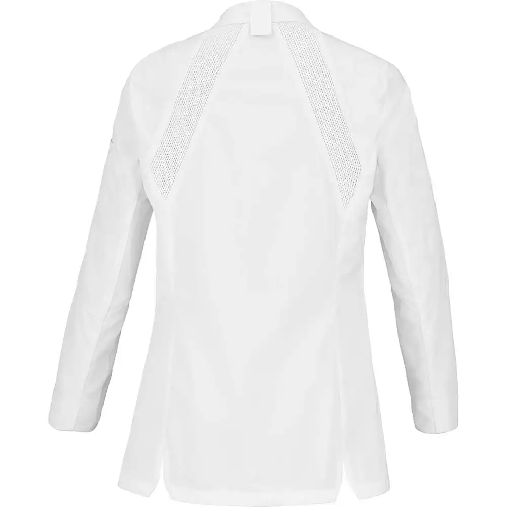 Damen Kochjacke "MARJORAM" in L, Weiß - Thumbnail 3