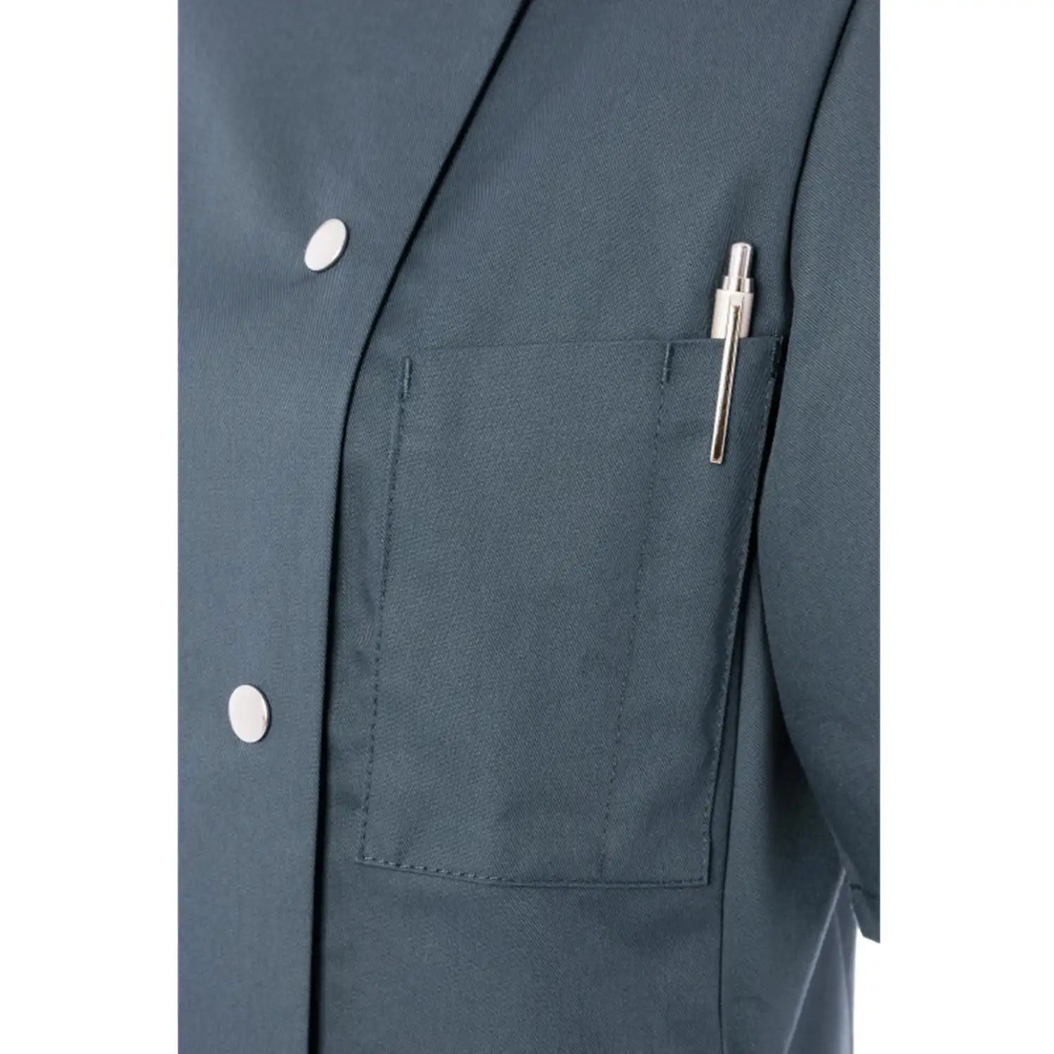 Damen Kochjacke Greta "JF 4" in anthrazit, 48 - Thumbnail 5