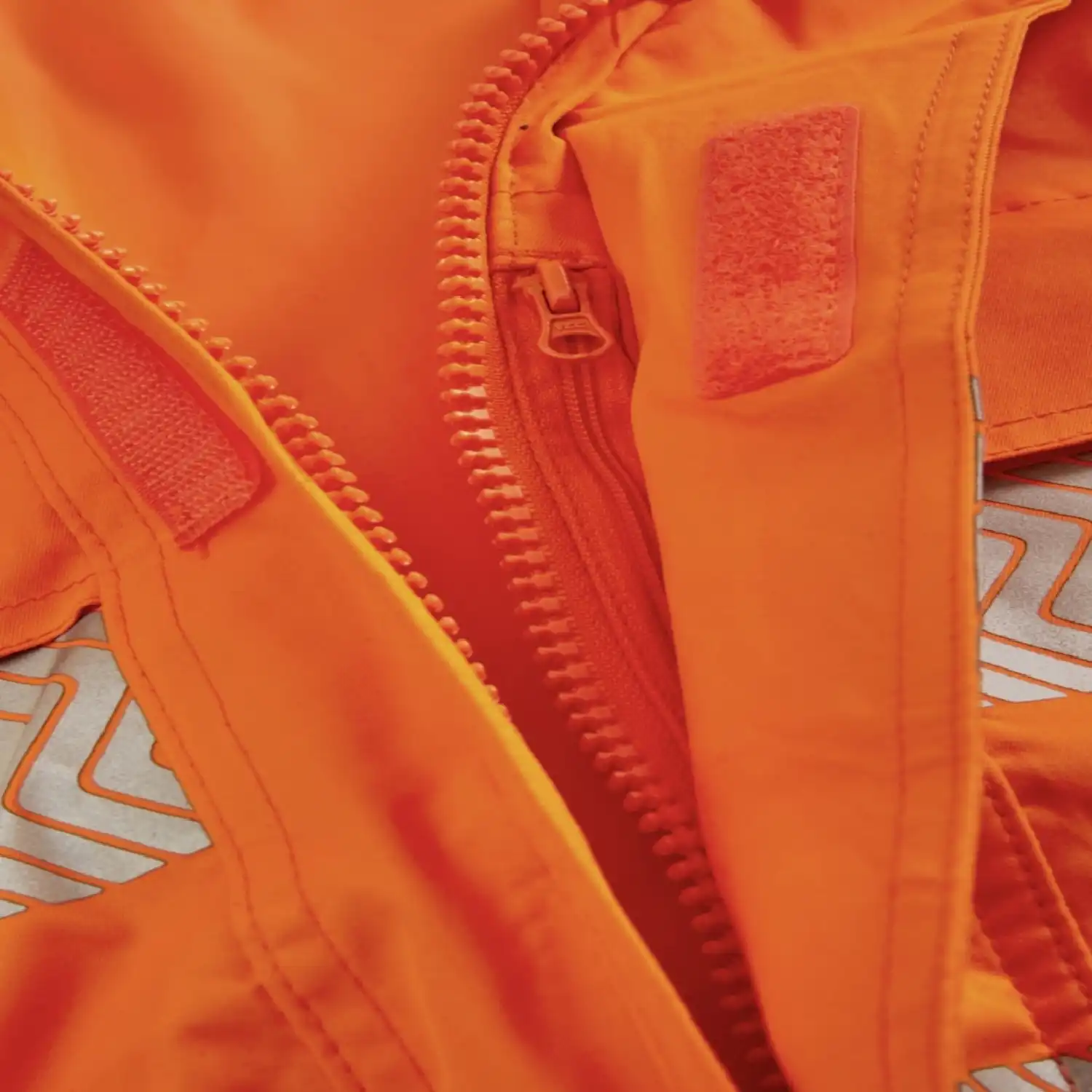 Warn- & Wetterschutzjacke "TAMPA" in leuchtorange/grau, M - Thumbnail 6