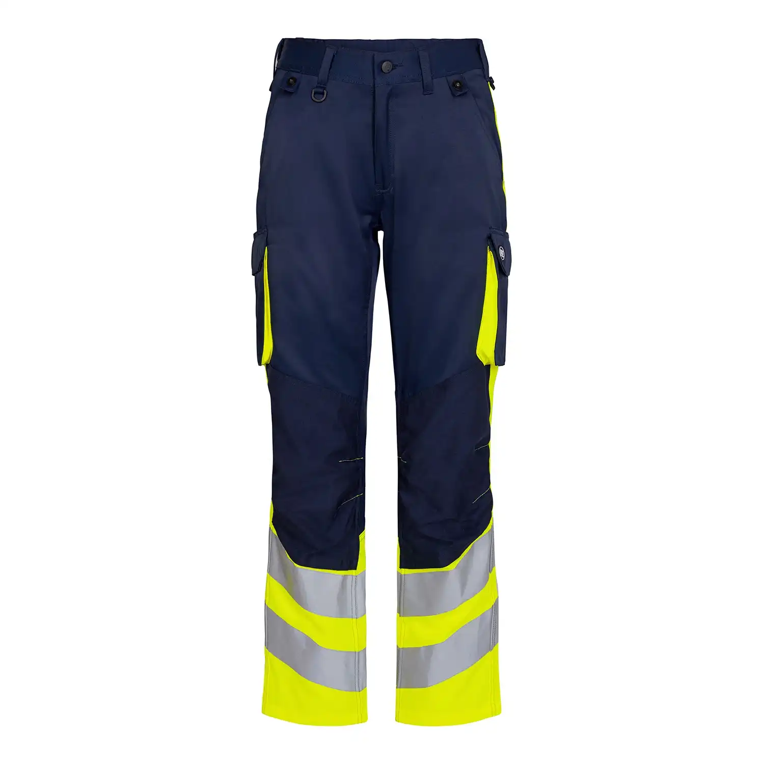 Warnschutz Bundhose "2547-319" Safety leicht Kl. 1 in marine/warngelb, 48 - Thumbnail 1