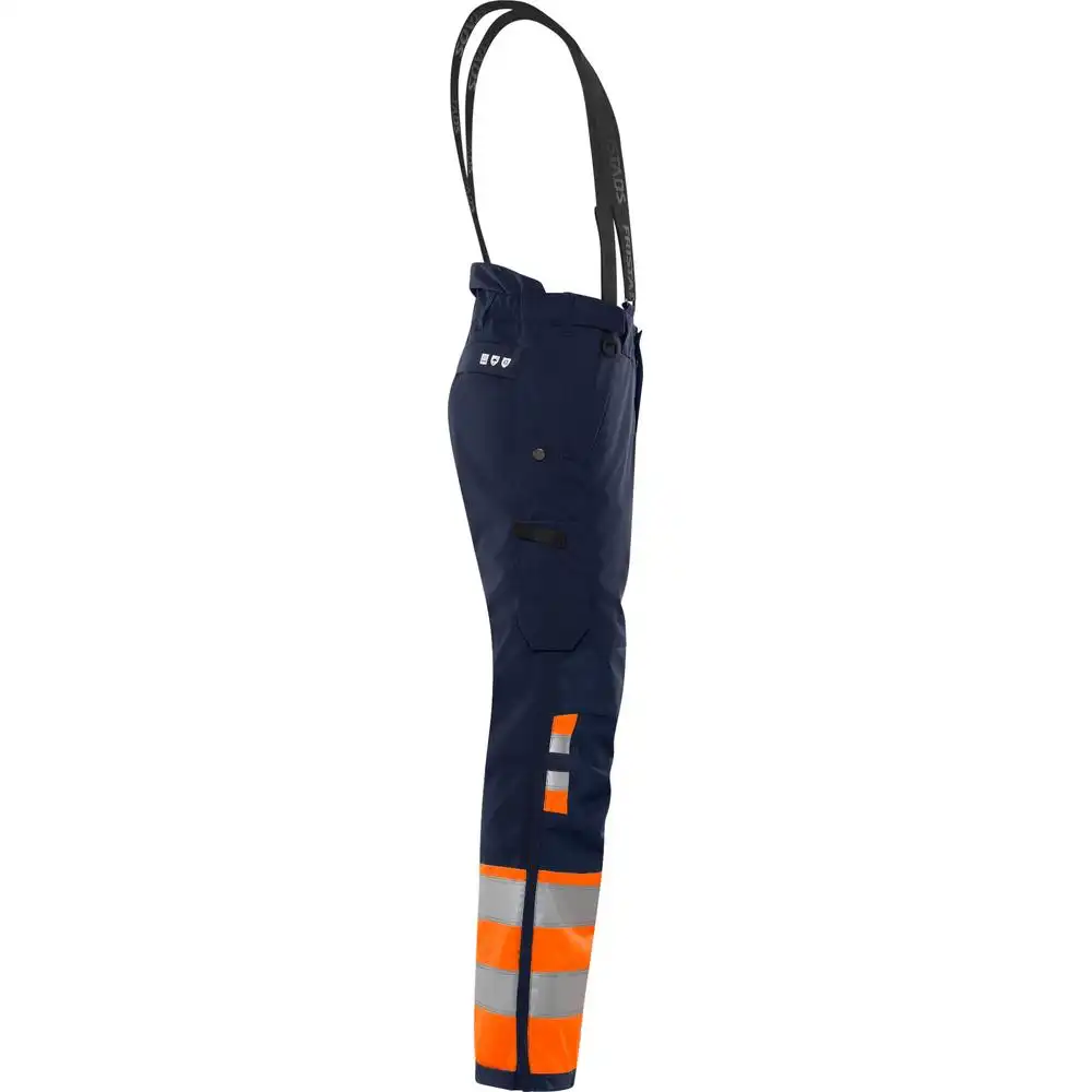 Warnschutz Winterhose Kl.1 "2681 GLPS" in orange/marine, L - Thumbnail 4