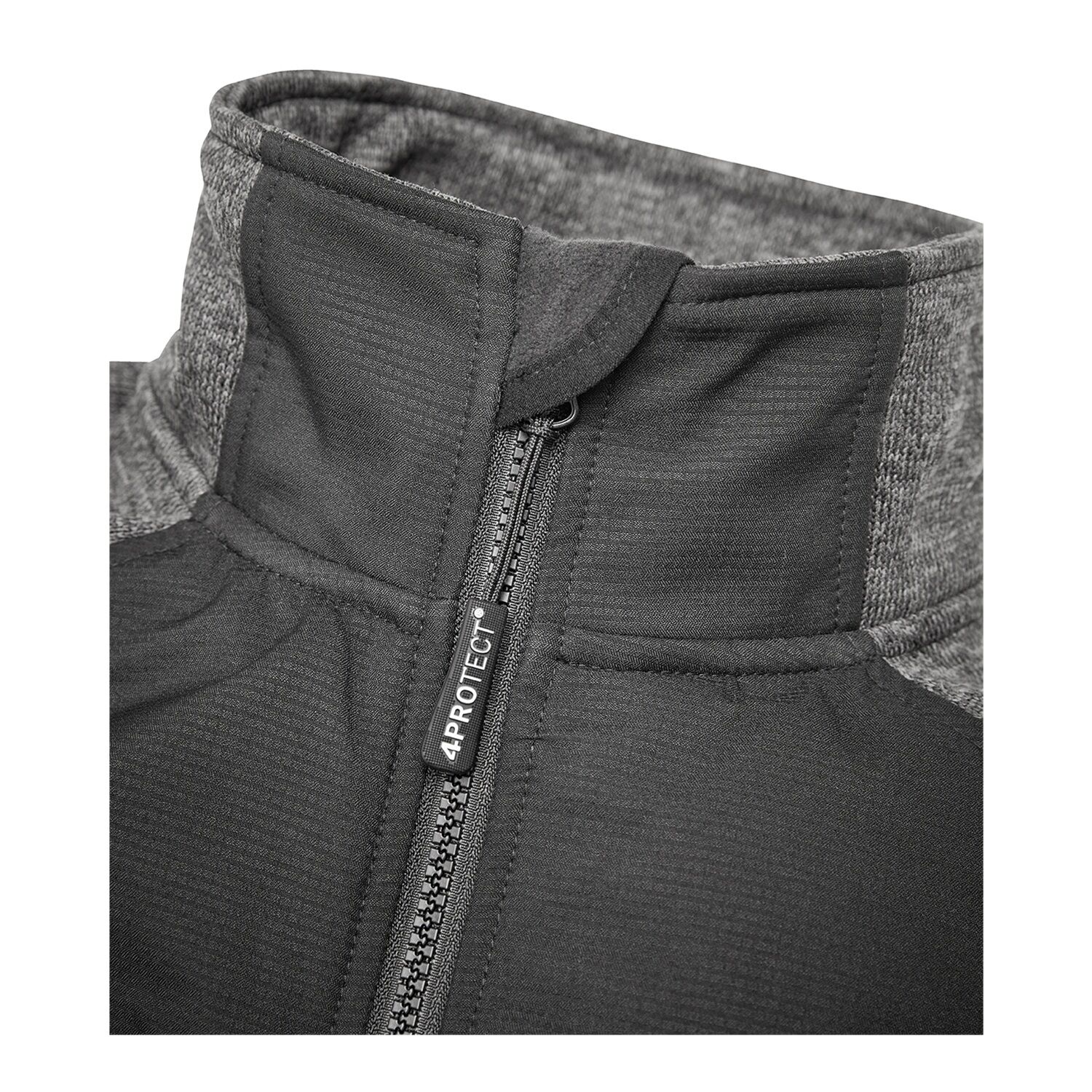 Workwear Hybridjacke in schwarz/grau, L - Thumbnail 3