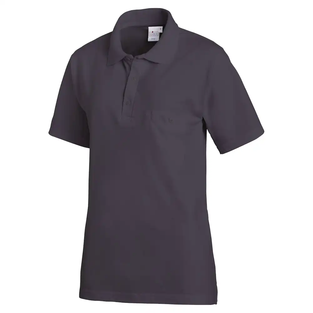 Poloshirt "08/241" in grau, L - Thumbnail 1