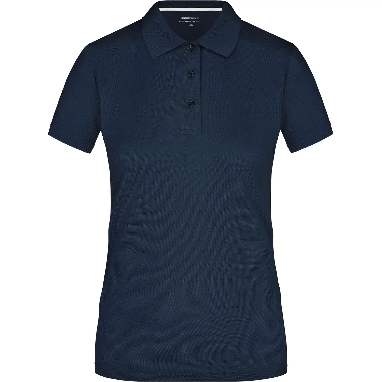 Damen Polo-Shirt High Performance "JN411" in navy, L - Bild 1