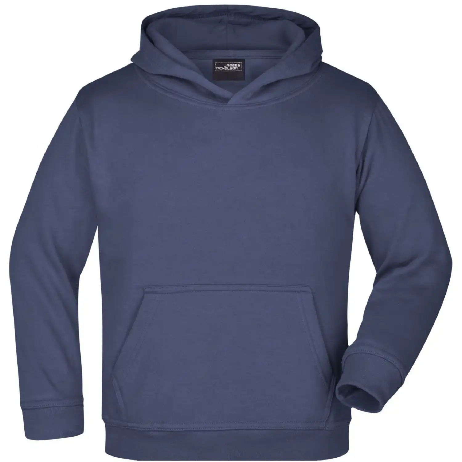 Kinder Kapuzensweatshirt "JN047K" in navy, M - Thumbnail 1