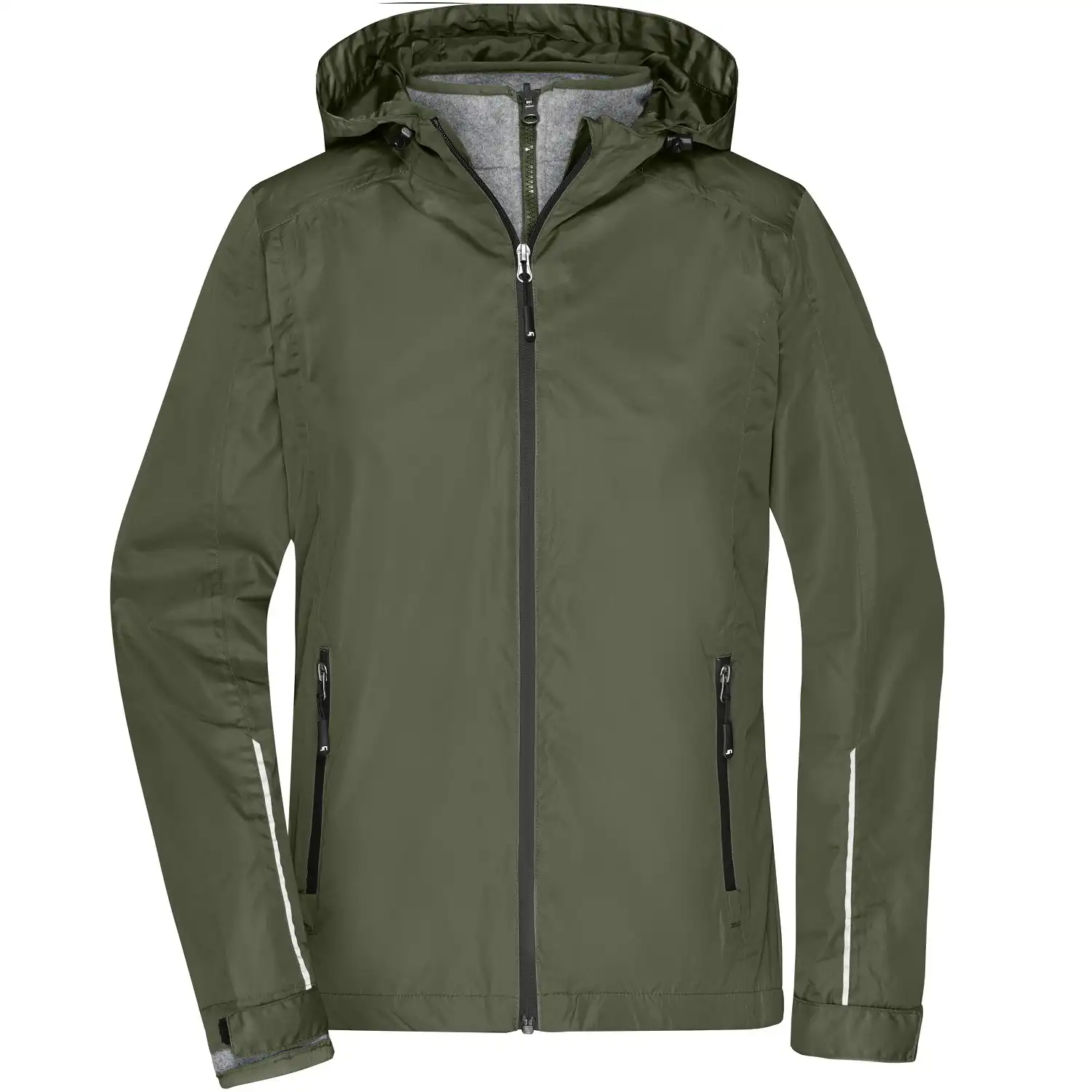 3-in-1 Damenjacke "JN1153" in olive, L - Thumbnail 1
