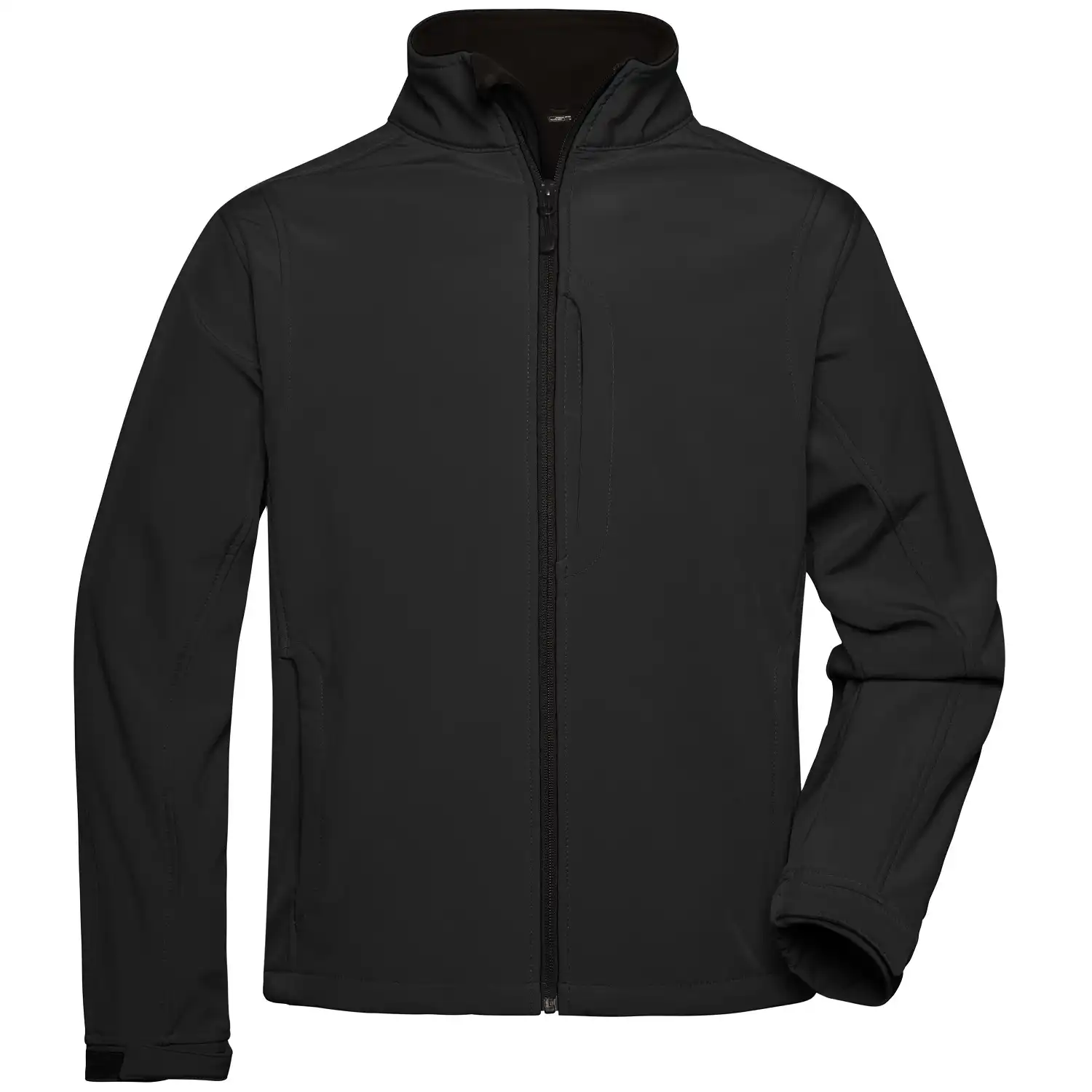 Softshelljacke "JN135" in schwarz, M - Bild 1
