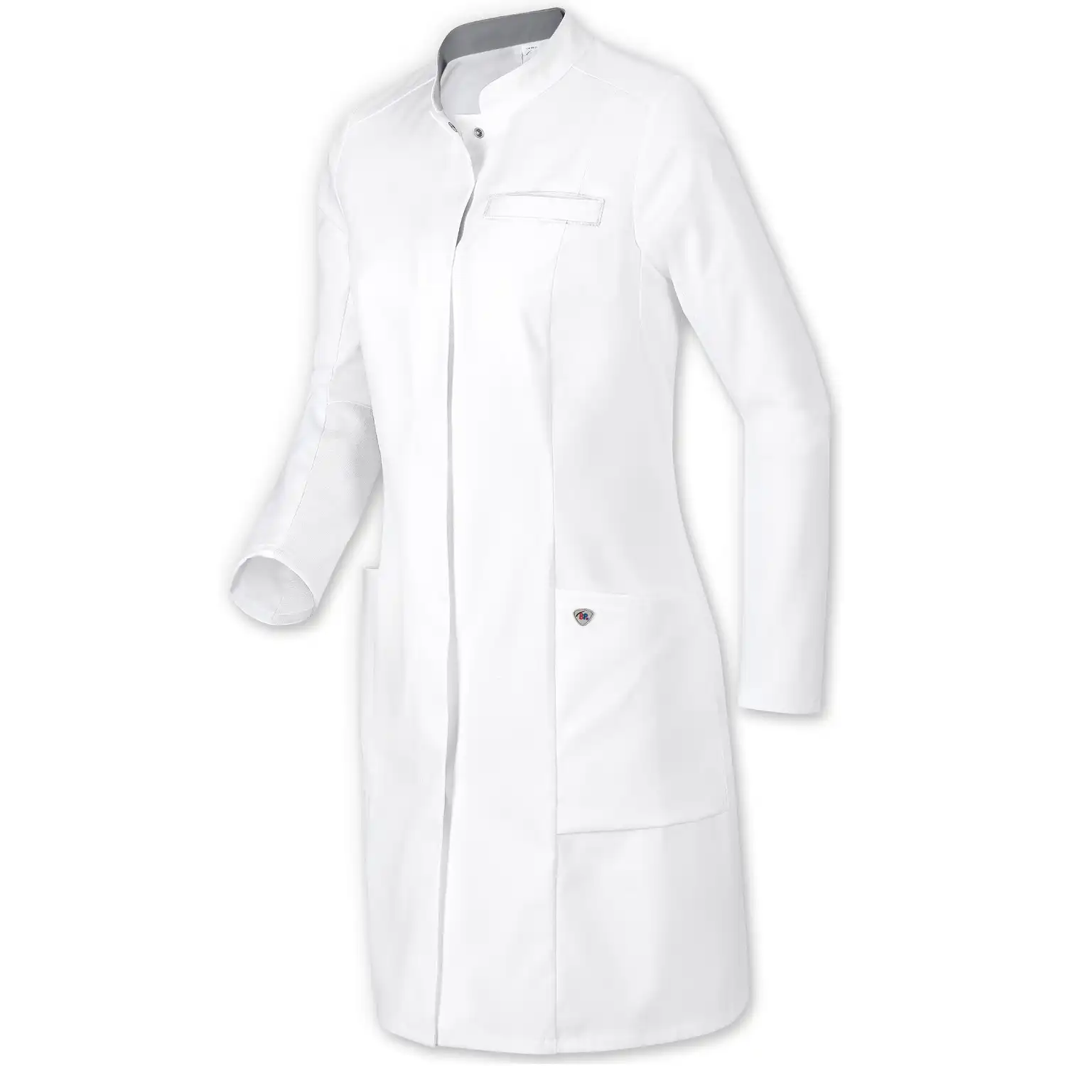 Damen Stretch Arztkittel "1746-684" Med & Care weiß in 46 - Thumbnail 1