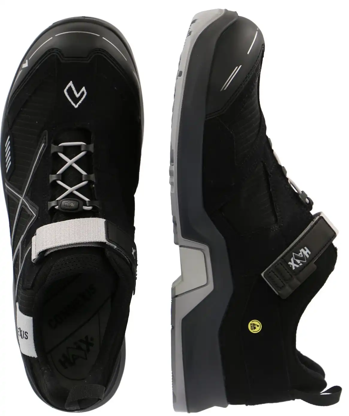 Sicherheitshalbschuhe S1P "SAFETY T low" black-silver CONNEXIS  in UK 8.5 (EU 43) - Thumbnail 2