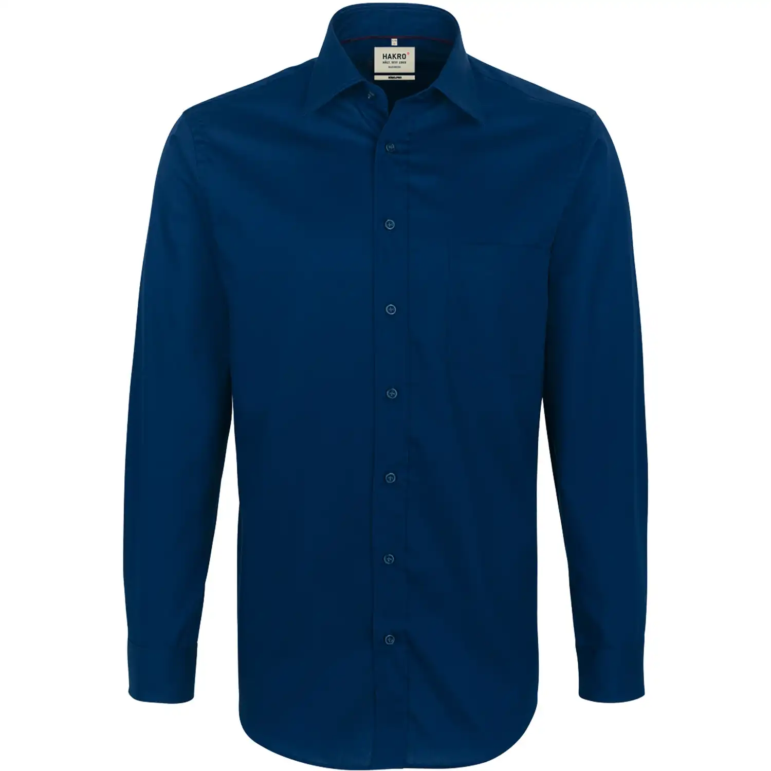 Hemd "BUSINESS COMFORT" langarm 108 in marine, L - Bild 1