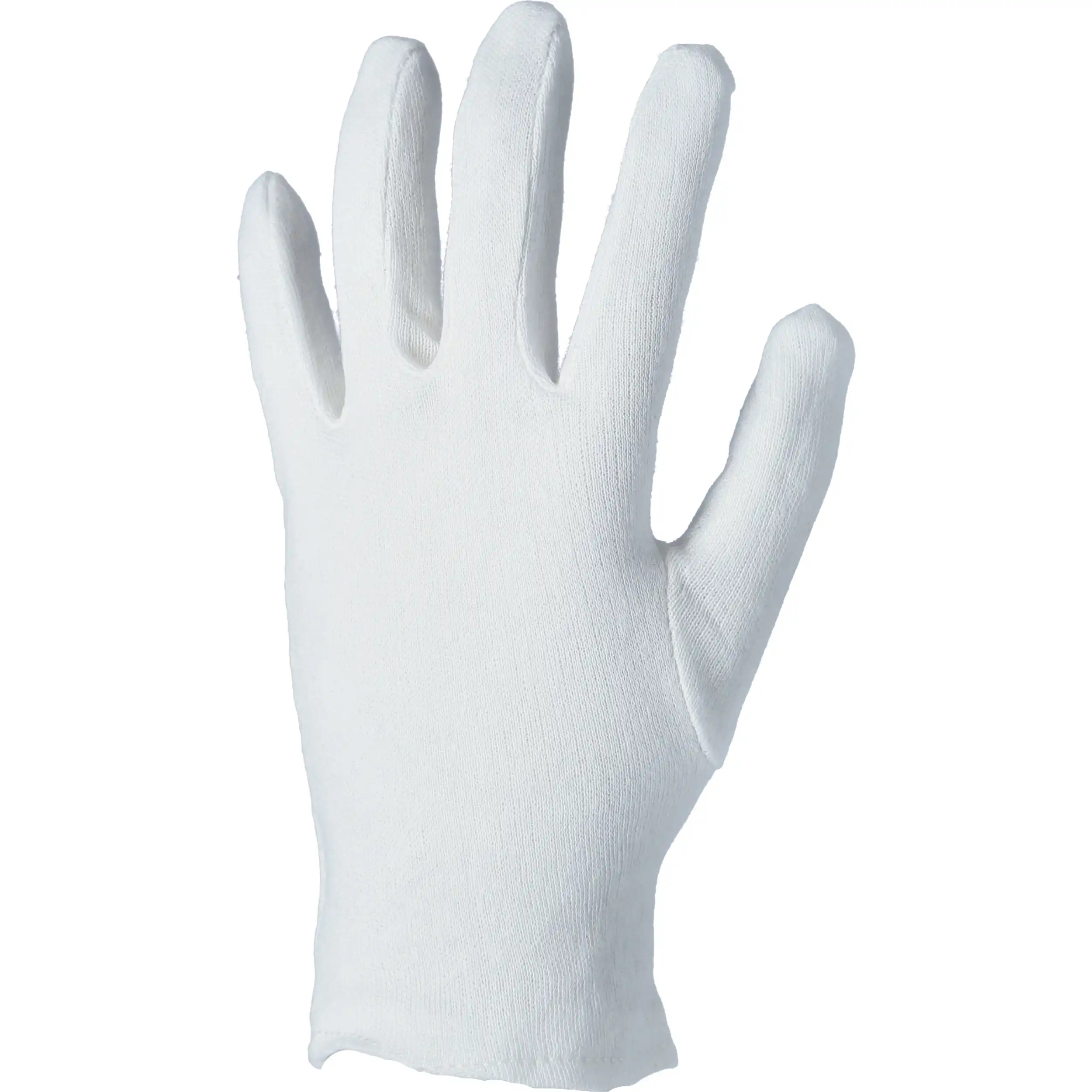 Baumwoll-Trikothandschuhe in weiß mit Schichtel in 12 (XXXL) - Thumbnail 1