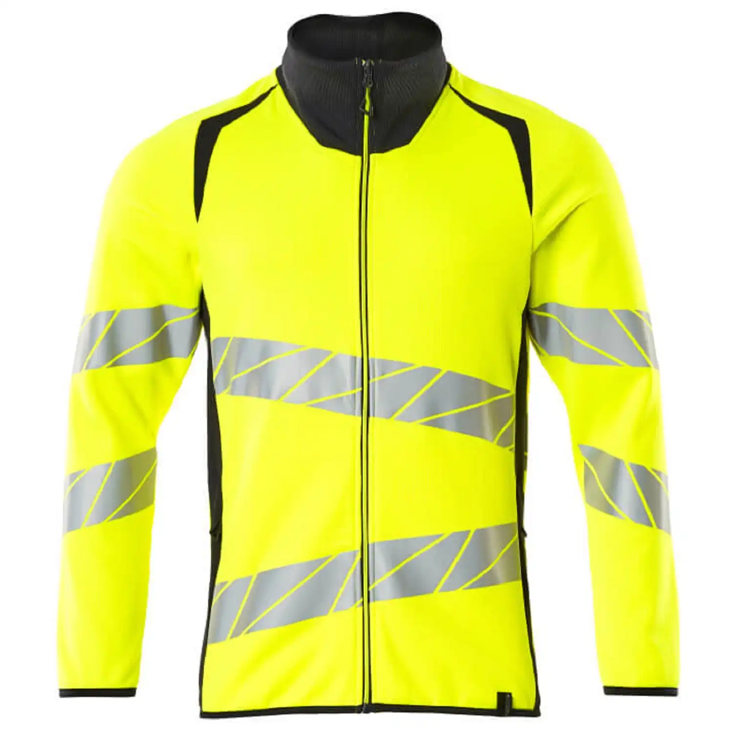 Warnschutz Sweatjacke "ACCELERATE SAFE" UV-Schutz in gelb/schwarzblau, XXL - Bild 1