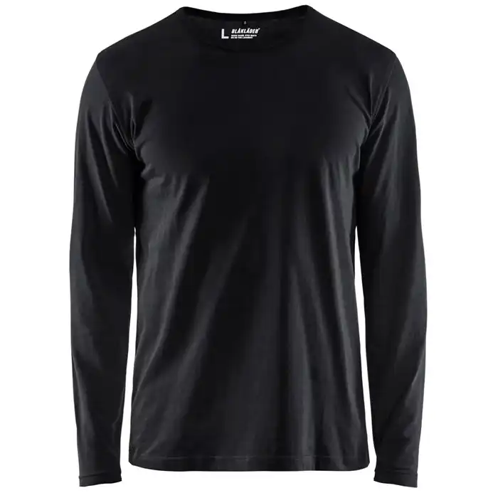 Langarmshirt "3500" in schwarz, L - Thumbnail 1