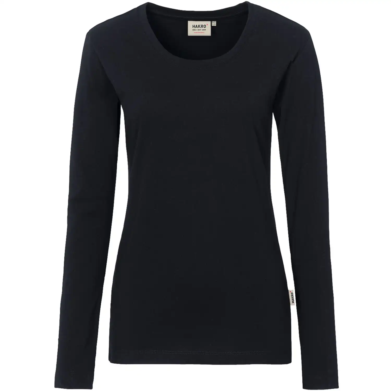 Damen Longsleeve-Shirt "Performance" 179 in schwarz, XL - Thumbnail 1