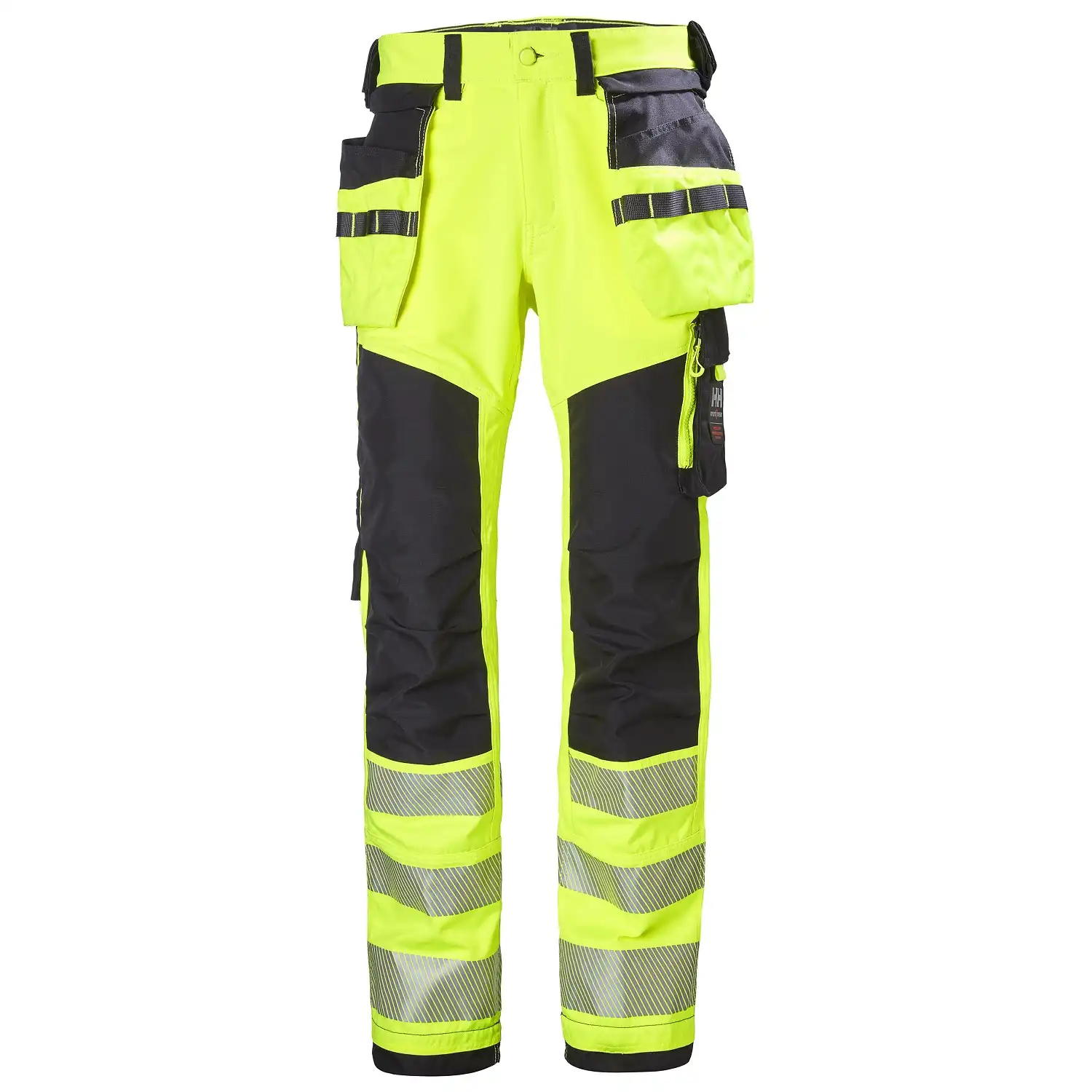 Warnschutz Handwerkerhose "ICU" in gelb/schwarz, C44 - Thumbnail 1