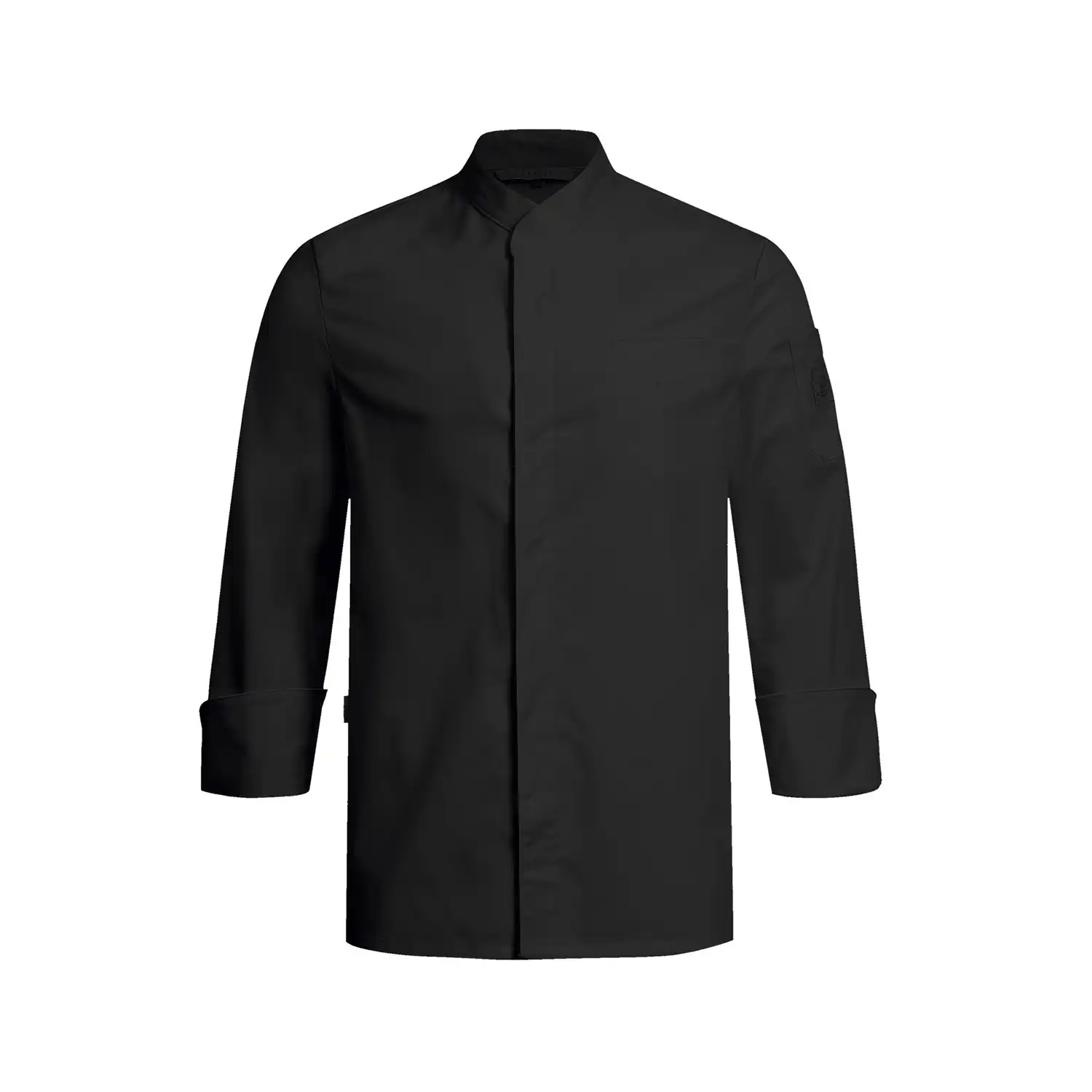 Herren Kochjacke "5569" in schwarz, L - Thumbnail 1