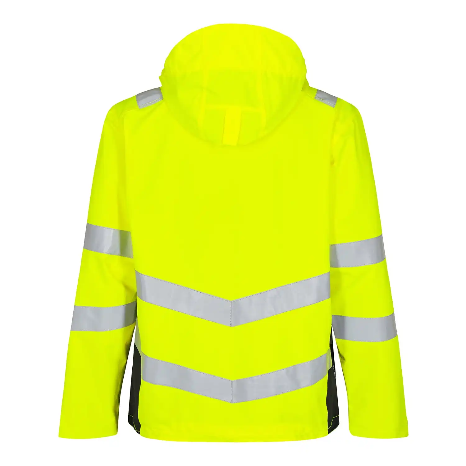 Warnschutz Hardshell Regenjacke "1146-930" Safety Kl. 3 in gelb/schwarz, L - Thumbnail 2