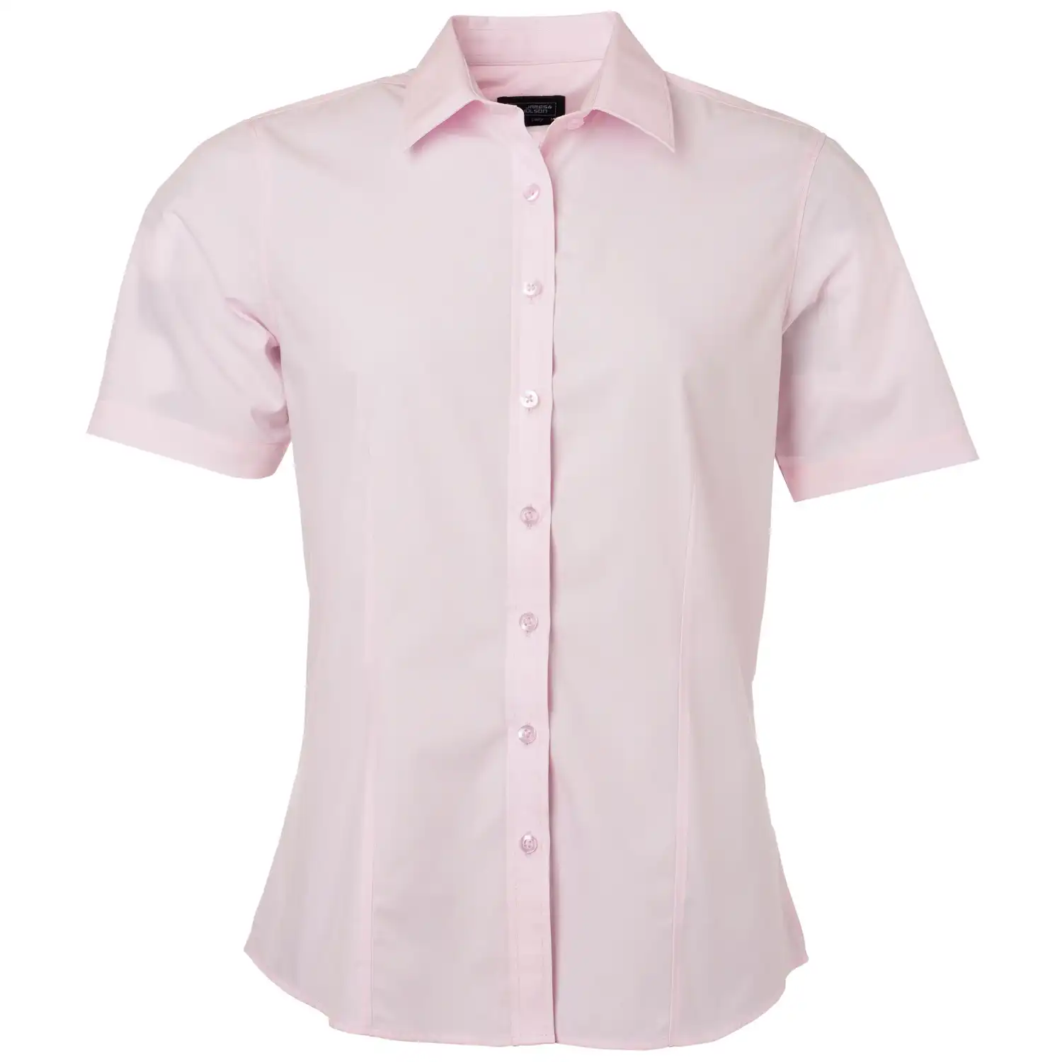 Damen Kurzarm Bluse "JN679" in light-pink, 3XL - Thumbnail 1