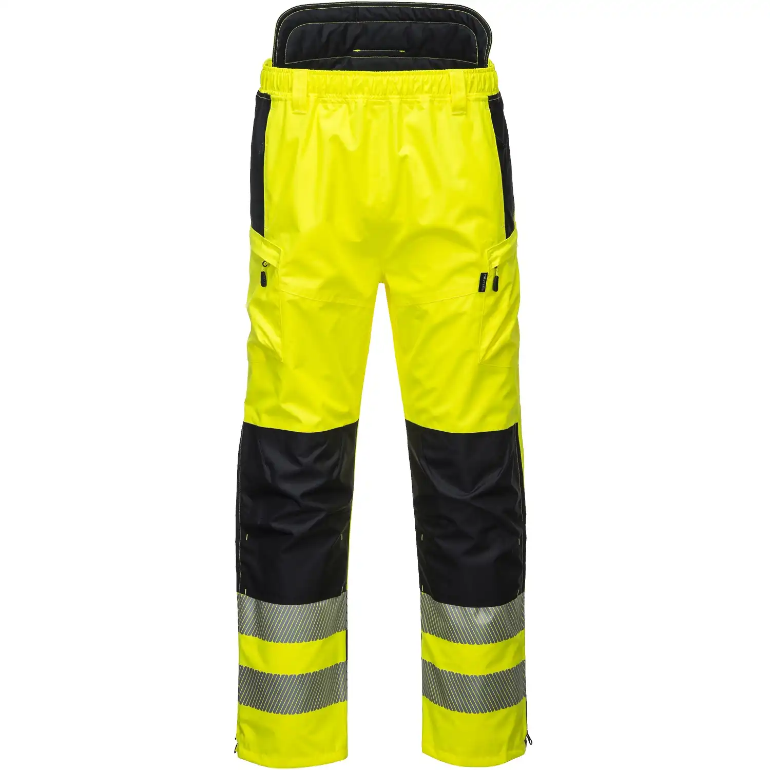 Warnschutz Regenhose "PW342" PW3 Extreme in gelb/schwarz, L - Thumbnail 1