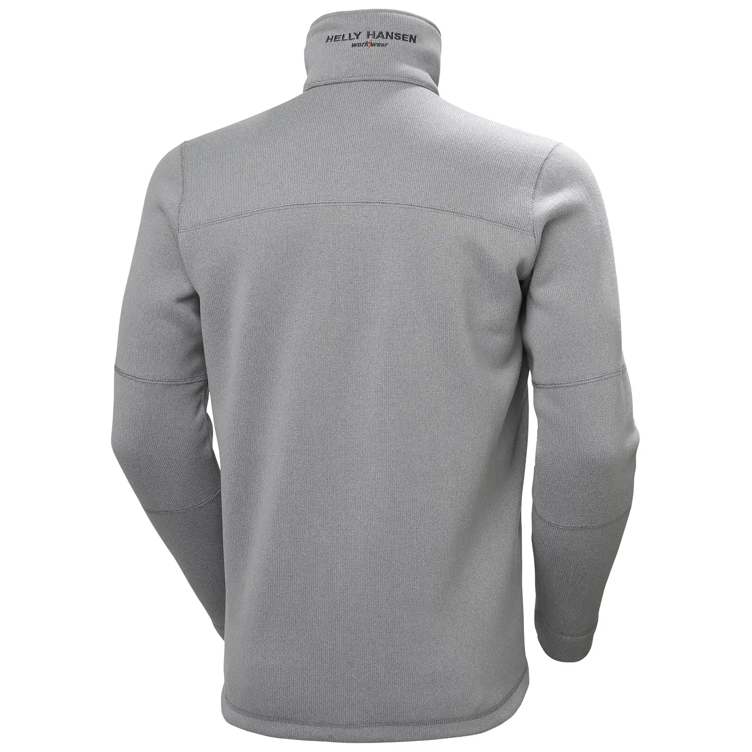 Strick-Fleecejacke "KENSINGTON" in grau, L - Thumbnail 2